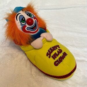 Sleepy Head Clown Plush Ringling Bros Barnum Bailey Circus Vintage